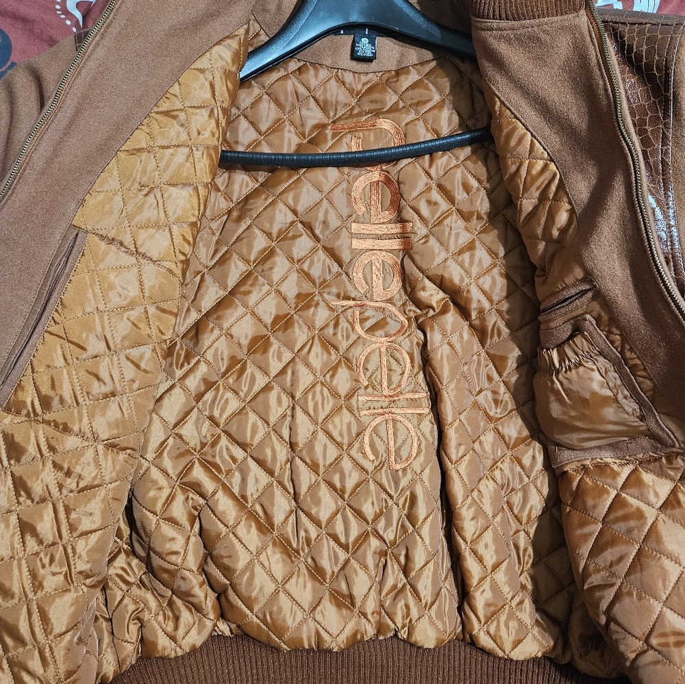 1 rust color reptile skin pelle pelle wore twice&new rust color limited AF1 shoe